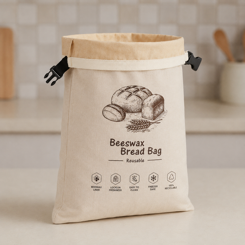🇪🇸 Bolsas para pan Cerapan de algodón 100 % con cera de abeja